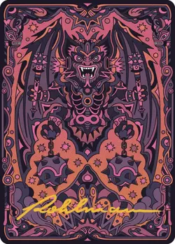 Normal - Bloodletter of Aclazotz Art Card (61/81) (Gold-Stamped Signature) - ... - Image 1