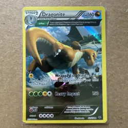 Pokemon TCG Dragonite Roaring Skies Reverse Holo Rare Card 52/108 - Image 1