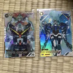 Arsenal Base P Parallel Seravee Gundam Double O Gundam Trading Card - Image 1