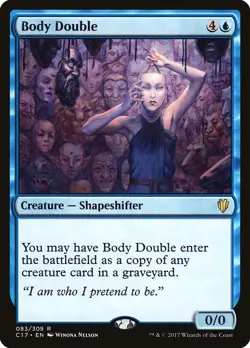Body Double Commander 2017 NM Blue Rare MAGIC THE GATHERING MTG CARD ABUGames - Image 1