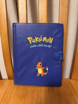 Pokemon Gotta Catch ‘Em All Blue Charmander Card Binder Vintage 1999 - Image 1