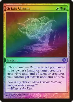 Grixis Charm FOIL Shards of Alara PLD Blue Black Red Uncommon CARD ABUGames - Image 1