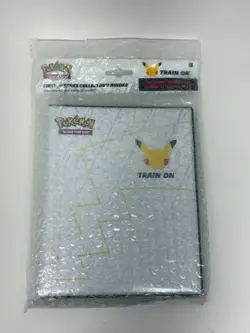 Pokemon 25th Anniversary Celebrations JUMBO Card Binder + Pikachu Card Sealed a - Image 1