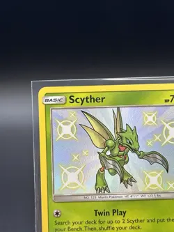 Scyther SV1/SV94 Hidden Fates Shiny Baby Holo Rare Pokemon Card - Image 3