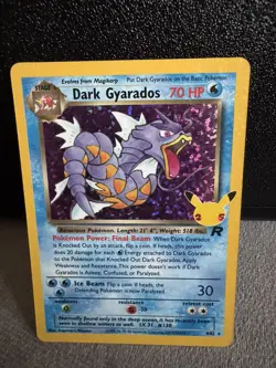 Dark Gyarados Holo (8/82) 25th Anniversary Celebrations Pokemon Card - NM - Image 1