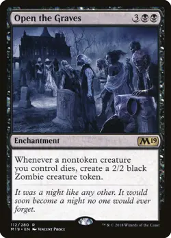 Open the Graves Core Set 2019 / M19 NM Black Rare MAGIC MTG CARD ABUGames - Image 1
