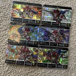 New Testament SD Gundam Gaiden Knight Commander Kanon Gundam 6 Card Set - Image 1