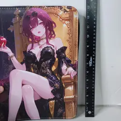 Robin Kafka Black Gold Apple Card Binder 3-Ring Anime Waifu Double Sided Folder - Image 3