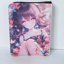 Gan Yu Hu Tao Genshin Card Binder 3-Ring Anime Waifu Redemption 10 in Folder - Image 1
