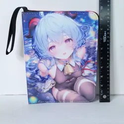 Gan Yu Hu Tao Genshin Card Binder 3-Ring Anime Waifu Redemption 10 in Folder - Image 3