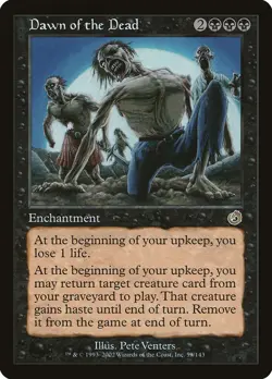 Dawn of the Dead Torment HEAVILY PLD Black Rare MAGIC GATHERING CARD ABUGames - Image 1