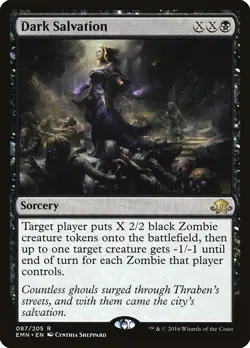 Dark Salvation Eldritch Moon NM Black Rare MAGIC THE GATHERING CARD ABUGames - Image 1