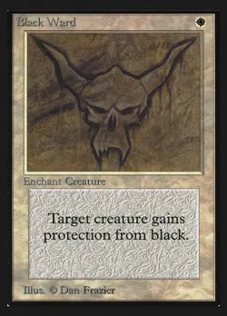 Black Ward Collectors' Edition HEAVILY PLD CARD ABUGames - Image 1