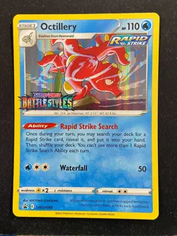 Octillery - SWSH089 Black Star Promo Card Battle Styles Prerelease (Pokemon) - Image 1