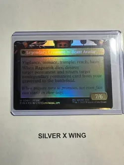 Fang, Fearless I'Cie Borderless Foil x1, MTG, Final Fantasy, FIN, NM - Image 2