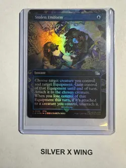 Stolen Uniform Borderless Foil x1, MTG, Magic the Gathering, Final Fantasy, NM - Image 1