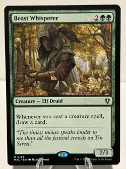 Beast Whisperer 166 R Commander: Murders at Karlov Manor NM MTG - Image 1