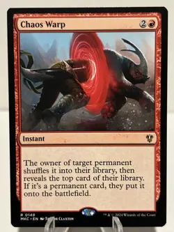 Chaos Warp 149 R Commander: Murders at Karlov Manor NM MTG - Image 1