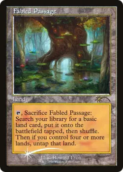 Fabled Passage (Retro Frame) #1 (Foil) (NM) WPN & Gateway Promos WPN Magic MTG - Image 1