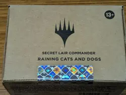 MTG Secret Lair Commander Deck Raining Cats and Dogs Limited Edition Sealed - Image 1
