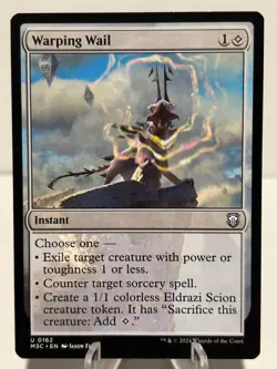 Warping Wail 162 U Commander: Modern Horizons 3 NM MTG - Image 1