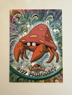 Parasect #47 Black Label 2nd Edition/Print Topps Pokemon 1999 - Good Condition - Image 1