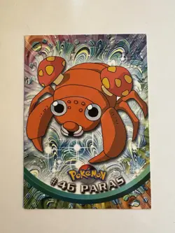 Paras #46 Black Label 2nd Edition/Print Topps Pokemon 1999 - Good Condition - Image 1