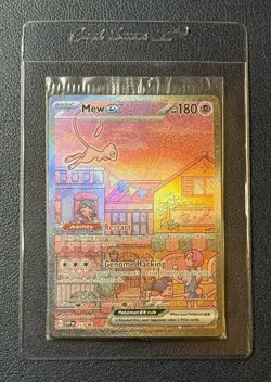 2023 Pokemon Mew Ex 053 Scarlet & Violet 151 UPC Promo Holo Rare Card *SEALED* - Image 1