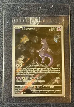 Pokemon 151 Mewtwo 052 Scarlet & Violet UPC Black Star Promo Holo Card *SEALED* - Image 1