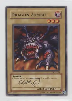 Dragon Zombie Unlimited YuGiOh Starter Deck Yugi #SDY-014 2002 READ - Image 1