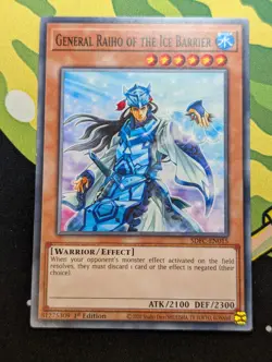General Raiho of the Ice Barrier - SDFC-EN015 - Common - Yugioh - LP - Image 1