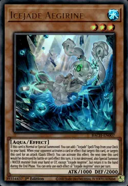 Icejade Aegirine - Ultra Rare 1st Edition BACH-EN007 - NM - YuGiOh - Image 1