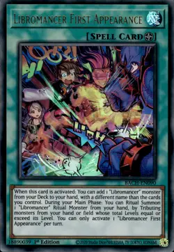 Libromancer First Appearance - Ultra Rare 1st Edition BACH-EN090 - NM - YuGiOh - Image 1