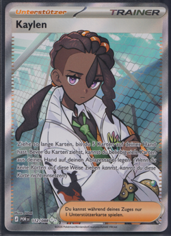 Kaylen 112/088 - Optimale Ordnung POR - DE - NM - Pokemon TCG Karte - Image 1