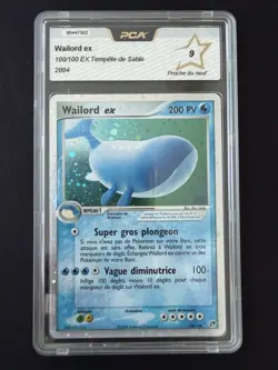 Carte Pokemon Wailord EX 100/100 Bloc Ex PCA 9 Tempete De Sable FR 🇫🇷 - Image 1