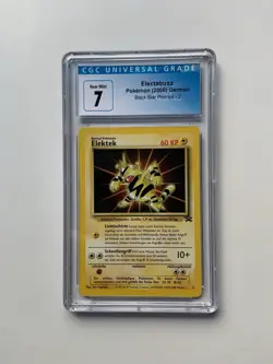 Elektek / Electabuzz CGC 7 Near Mint #2 Black Star Promos Pokemon 2000 Deutsch - Image 2