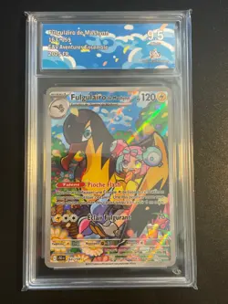 Carte Pokemon Fulgulairo de Mashynn Collect Aura 9.5 163/159 Aventures E FR - Image 1