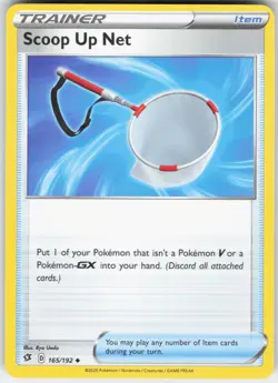 Scoop Up Net 165/192 Uncommon Rebel Clash Pokemon Near Mint - Image 1