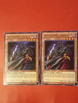 x2 Gravekeeper's Assailant Ultra Rare 1st Edition LCYW-EN189 VLP/NM x2 Available - Image 1