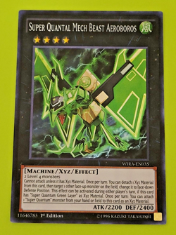 Yu-Gi-Oh Super Quantal Mech Beast Aeroboros 1st Edition Super Rare WIRA-EN035 - Image 1