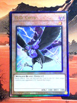 YuGiOh! D.D. Crow RA02-EN002 1st Edition NM PUR - Image 1