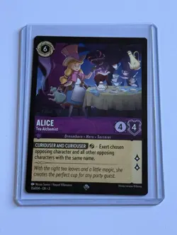 Alice Tea Alchemist 35 Disney Lorcana Inklands 2024 Mint - 9.0 + Super Rare - Image 1