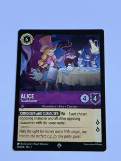 Alice Tea Alchemist 35 Disney Lorcana Inklands 2024 Mint - 9.0 + Super Rare - Image 5