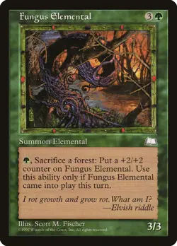 Fungus Elemental Weatherlight NM Green Rare MAGIC THE GATHERING CARD ABUGames - Image 1