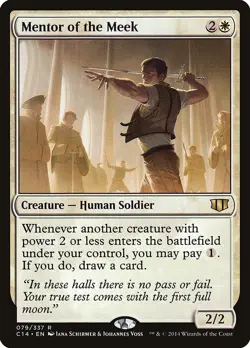 Mentor of the Meek Commander 2014 NM White Rare MAGIC GATHERING CARD ABUGames - Image 1