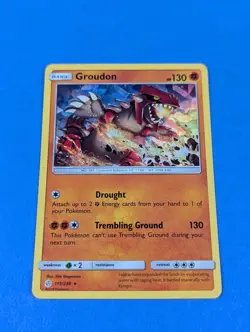 Groudon - 113/236 - Shattered Holo Rare Sun & Moon Promos - Pokemon Card - NM - Image 1