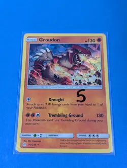 Groudon - 113/236 - Shattered Holo Rare Sun & Moon Promos - Pokemon Card - NM - Image 3