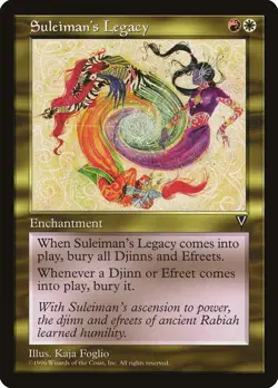 Suleiman's Legacy Visions NM White Red Rare MAGIC THE GATHERING CARD ABUGames - Image 1