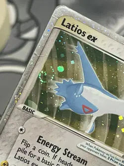 [Swirly]Latios ex 94/97 Ultra Rare Holo eSeries EX Dragon Pokemon Card DMG Swirl - Image 2