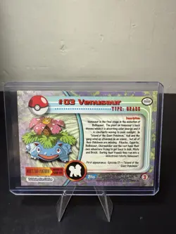 Pokemon TCG: Venasaur #03 - Non Holo -Topps Series 1 TV Card - Blue Label - Image 5